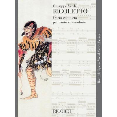 Partitions classique RICORDI VERDI G. - RIGOLETTO - CHANT ET PIANO Voix solo, piano