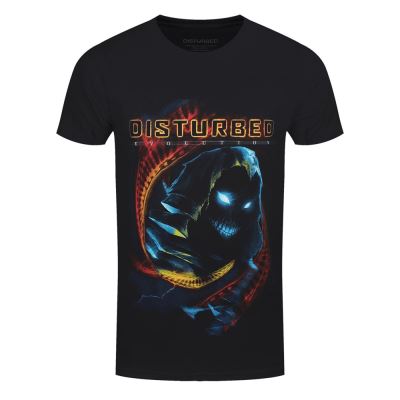 Disturbed T-Shirt DNA Swirl Homme NoirL
