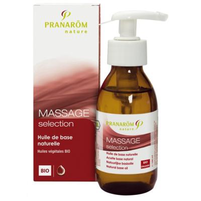 Huile de massage de base naturelle bio