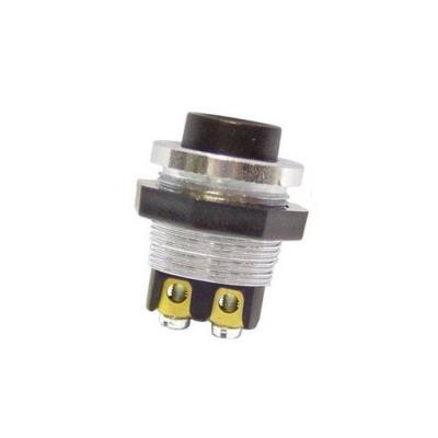 Bouton Poussoir Alu Noir