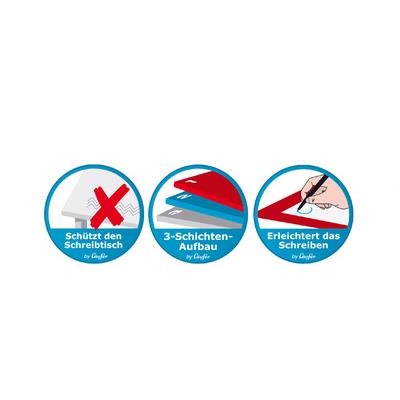 Läufer sous-mains durella flexoplan ds, bleu 44625