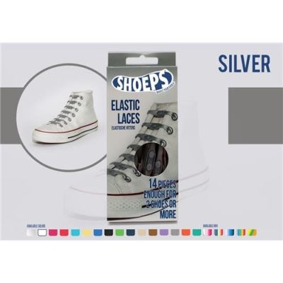 Elastische veters en argent