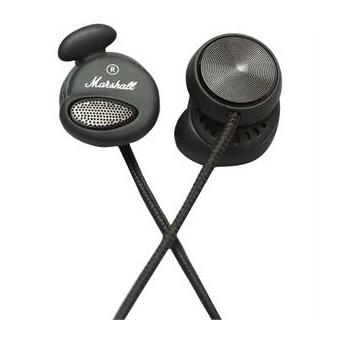 Marshall Minor Pitch Black écouteurs Intra Auriculaires Micro