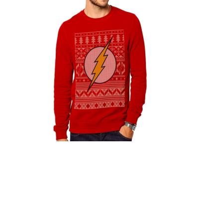DC Comics - Sweat Christmas Jumper Flash Logo (L)