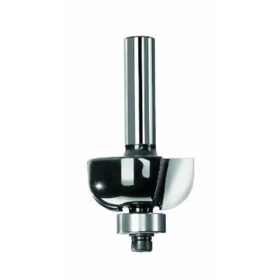 Bosch 2609256611 10 Fraise à Canneler 2 Tranchants Roulement En Carbure De Tungstène Tige De 8 Mm Rayon 6 Mm Diamètre 32,7 Mm
