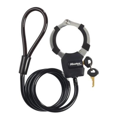 Masterlock cadenas câble menottes 1 pièce (couleur variable) 1m x 8mm
