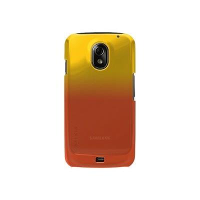 Belkin Essential 063 - Beschermhoes voor mobiele telefoon - polycarbonaat - veiligheidsoranje, gouden tuinen - voor Samsung Galaxy Nexus