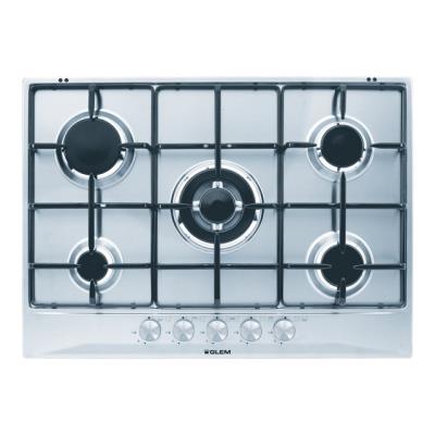 Gt755ix 1750w 230v 5 foyers induction acier inoxydable inox 