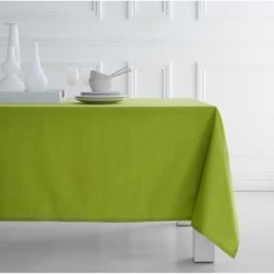 Nappe verte 140x240cm 100% coton