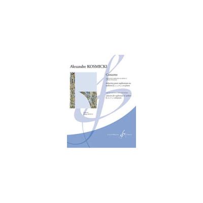 Partitions classique BILLAUDOT KOSMICKI ALEXANDRE - CONCERTO - EUPHONIUM OU SAXHORN ET PIANO Tuba