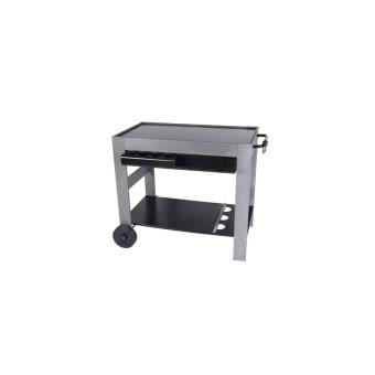 DESSERTE EN BOIS POUR PLANCHA CERISE - 1