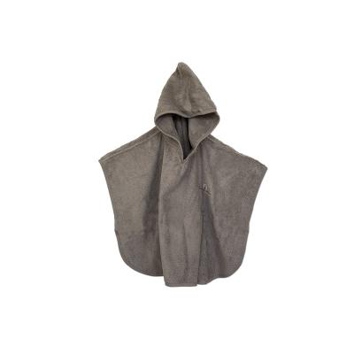 Poncho Eponge Taupe Eveil & Nature