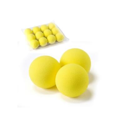 Links choice 12 balles de golf en mousse jaune