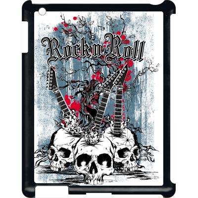 Coque pour apple ipad 3 heavymetal rock n roll skulls