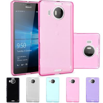 Microsoft Lumia 950 XL Etui Housse Coque de protection Silicone TPU Gel Pour Microsoft Lumia 950 XL (Jelly - Rose)