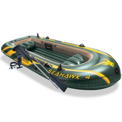 Intex Seahawk 4 Opblaasboot met roeispanen en pomp 68351NP