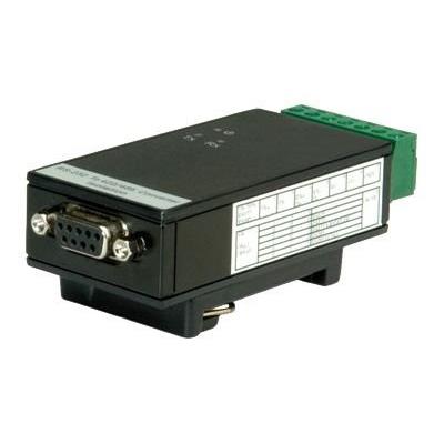 Roline RS232 to RS422/485 converter - Seriële adapter - RS-232 - RS-232 - zwart