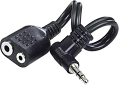 Adaptateur casque Talkie-Walkies 1 broche vers 2 broches