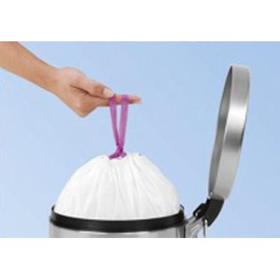 BRABANTIA 361982 DISTRIBUTEUR DE SACS POUBELLES POIGNÉES COULISSANTES 12 L BLANC