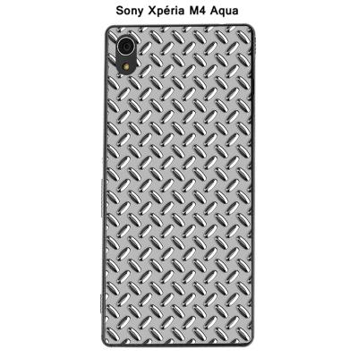 Coque Métal Argent pour Sony Xpéria M4 Aqua