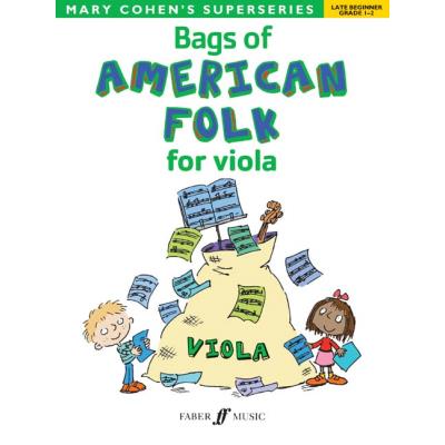 Partitions classique FABER MUSIC COHEN MARY - BAGS OF AMERICAN FOLK FOR VIOLA - VIOLA SOLO Alto