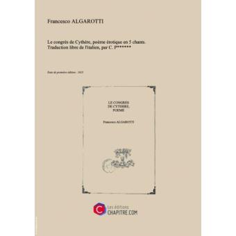 Le Congrès De Cythère , Poème Érotique En 5 Chants ...