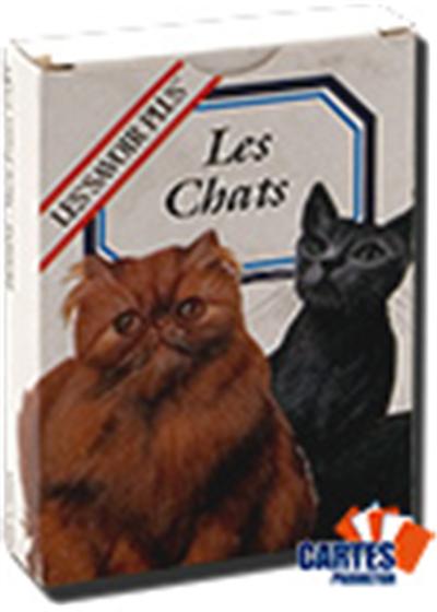 Jeu de 44 cartes mémoire : les chats