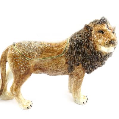 Coffret à Bijoux 'Lion' marron