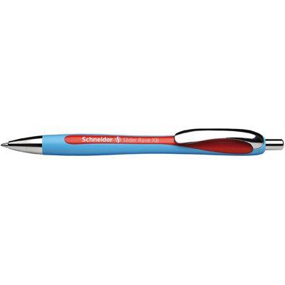 Stylo bille Slider Rave rétractable rouge