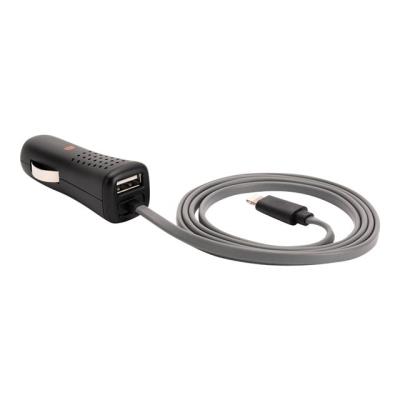 Griffin PowerJolt Dual - Stroomadapter voor auto - 12 Watt - 2.4 A - 2 uitgangsaansluitingen (USB) - voor Apple iPad/iPhone/iPod (Lightning)