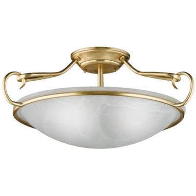 HONSEL 88973 PLAFONNIER LAITON MATCHROMÉ  VERRE ALBÂTRE