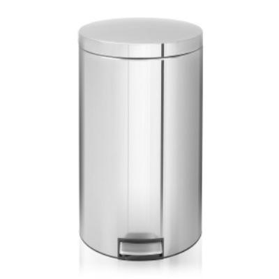 BRABANTIA 369421 POUBELLE À PÉDALE 45 L INOX BRILLANTE