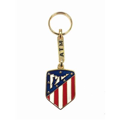 Llavero escudo dorado atletico de madrid