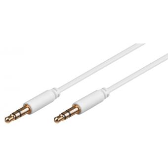 Câble double jack 3.5 mm Blanc - 2m - Connectique Audio / Vidéo