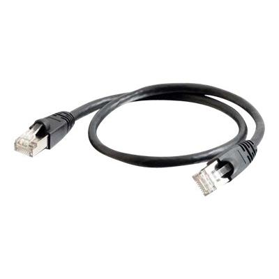 C2G Cat6a Booted Shielded (STP) Network Patch Cable - verbindingskabel - 1.5 m - zwart