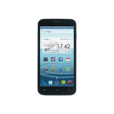 MEDIACOM PhonePad Duo G500 - bleu caoutchouc - 3G 4 Go - GSM - smartphone