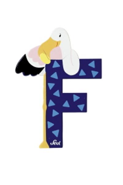 Lettre décorative Zoo F