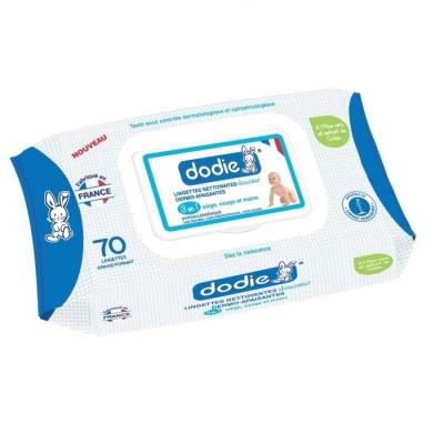 Dodie Lingettes Nettoyantes Dermo-Apaisantes Douceur 3En1 X70 6330