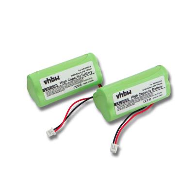 Lot 2 batteries Ni-MH vhbw 700mAh (3.6V) pour combiné téléphonique Bang & Olufsen BeoCom 2 . Remplace: 3HR-AAAU-2.