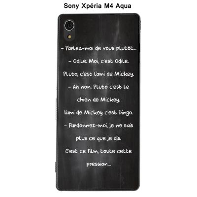 Coque Sony Xpéria M4 Aqua - Citation tableau-22