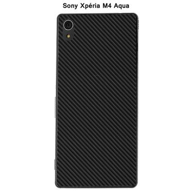 Coque Carbone Noir pour Sony Xpéria M4 Aqua