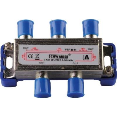Schwaiger - vtf8844241 - répartiteur 4x - pour installations standards ou haut débit - 110 db