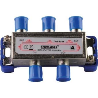 Schwaiger - vtf8844241 - répartiteur 4x - pour installations standards ou haut débit - 110 db - 1