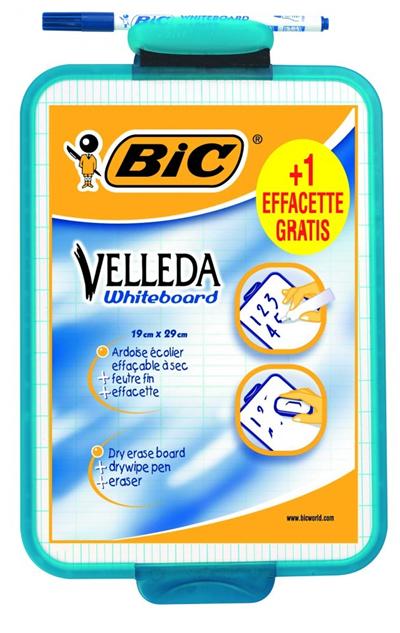 BIC Velleda - Ardoise blanche - 44 x 55 cm - double face