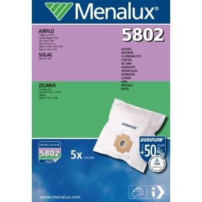 MENALUX - 5802 DURAFLOW - 5 SACS D'ASPIRATEUR