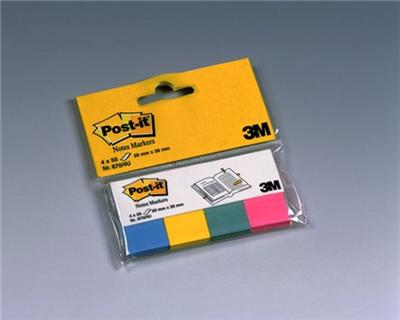 Post-It - Notes adhésives, 20X38MM