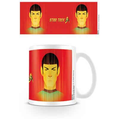 Star Trek 50th Anniversary mug Beaming Spock