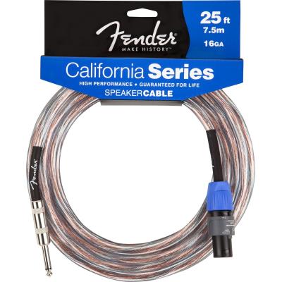 Accessoires guitares FENDER CALIFORNIA SERIE CABLE DE HAUT PARLEUR 7M50 SECTION DE 2x1,5MM2 1/4 JACK - SPEAKON Câble speakon