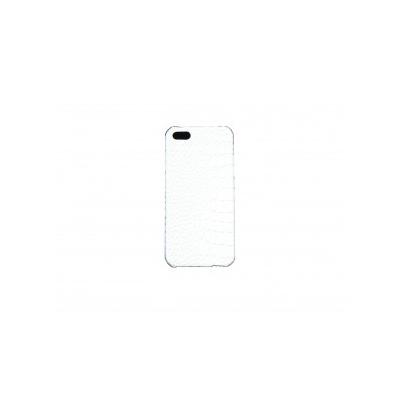 Coque pour Iphone 5 peaux de serpent blanche + film protection écran offert