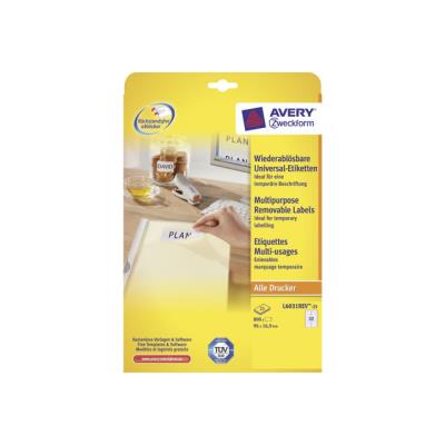 Avery L6031REV - etiketten - 800 stuks